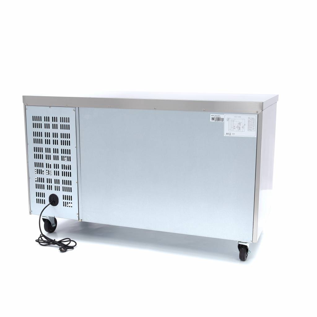 Vrieswerkbank - 136 cm - 2 Deuren
