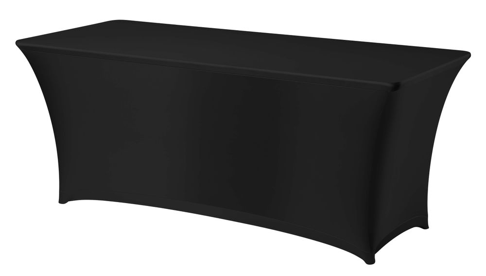 Tafelhoes, rechthoekig, HENDI, Kitchen Line, 810910 + 810897, Zwart, 1830x760x(H)730mm