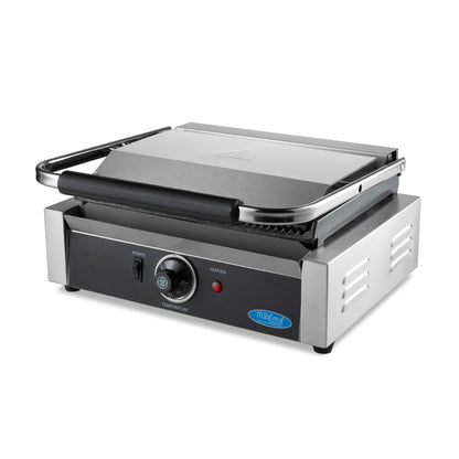 Contactgrill - Gegroefd - Enkele Grillplaat - 33,5 cm