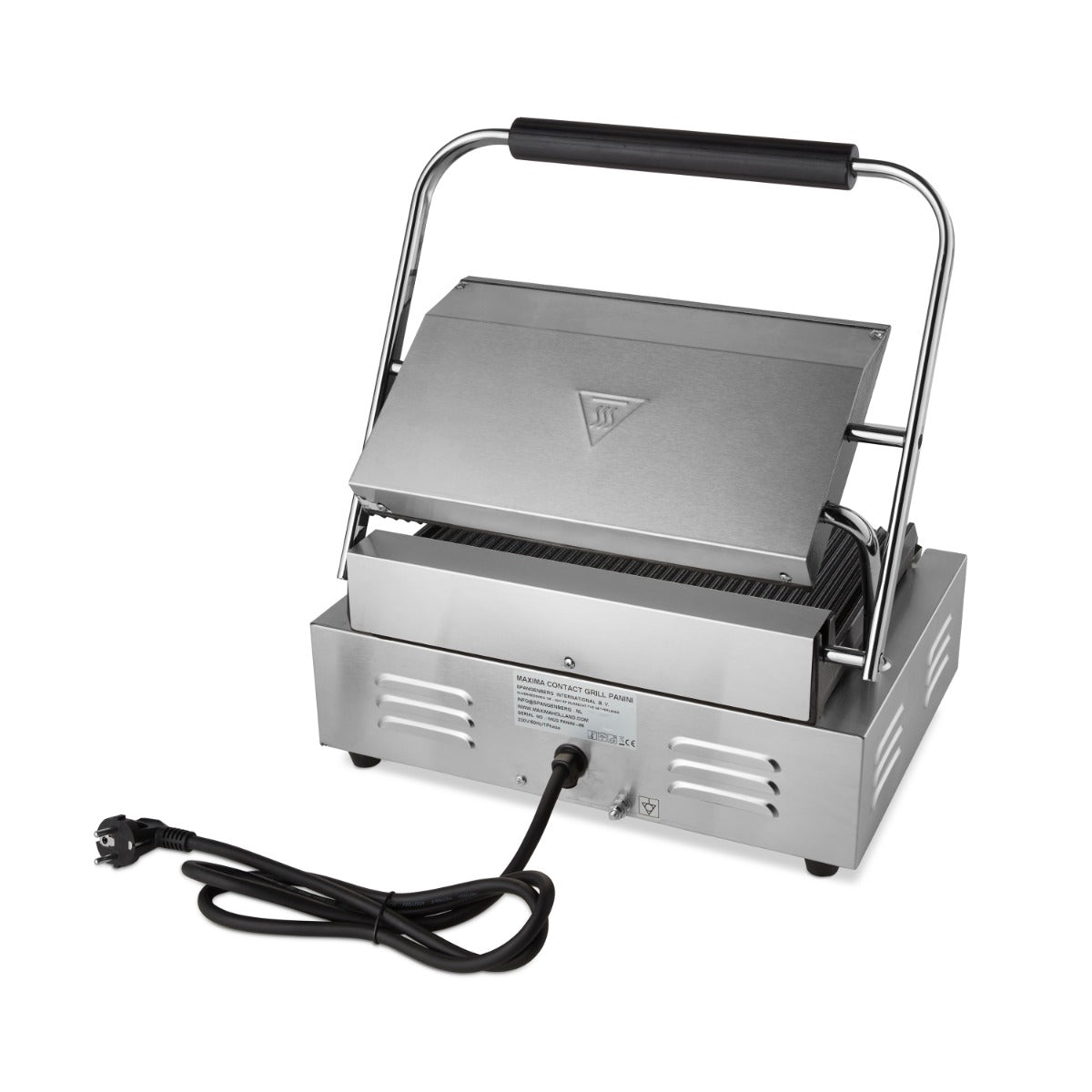 Contactgrill - Gegroefd - Enkele Grillplaat - 33,5 cm