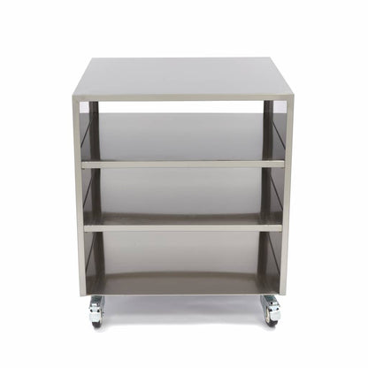 Onderstel RVS - 60 x 60 cm - 120 Kg Draagvermogen - Zwenkwielen