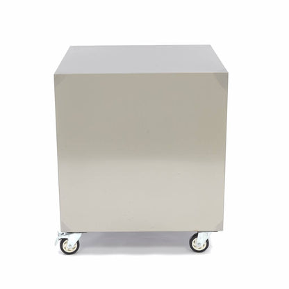 Onderstel RVS - 60 x 60 cm - 120 Kg Draagvermogen - Zwenkwielen