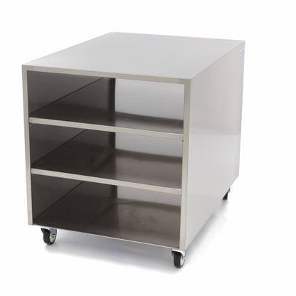 Onderstel RVS - 60 x 80 cm - 120 Kg Draagvermogen - Zwenkwielen