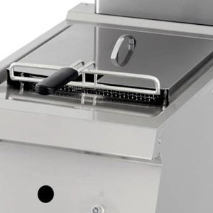 Heavy Duty Friteuse - 1 x 12 L - Enkel - 70 cm Diep - met Tapkraan - Gas