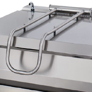 Heavy Duty Braadslede - 50 L - Dubbel - 70 cm Diep - Gas