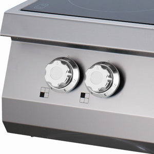 Premium Kookplaat - 4 Pitten - Infrarood - Dubbel - 90 cm Diep - Elektrisch