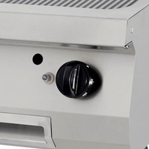 Premium Grillplaat - Gegroefd - Enkel - 90 cm Diep - Gas