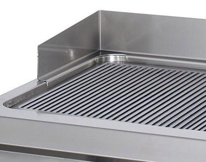 Premium Grillplaat - Gegroefd - Dubbel - 90 cm Diep - Gas