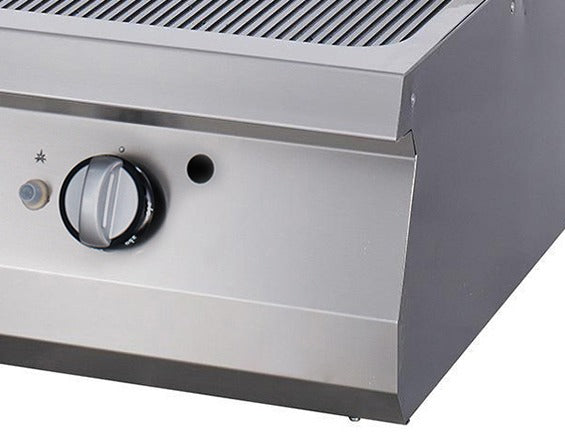 Premium Grillplaat - Gegroefd - Dubbel - 90 cm Diep - Gas