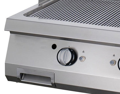 Premium Grillplaat - Gegroefd - Dubbel - 90 cm Diep - Gas