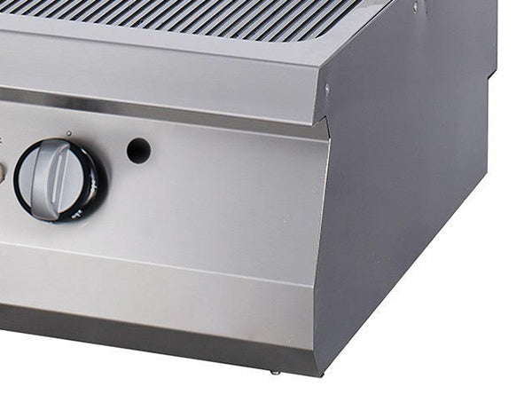 Premium Grillplaat - Gegroefd - Dubbel - 90 cm Diep - Elektrisch