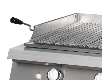 Premium Lavasteengrill - Dubbel - 90 cm Diep - Gas