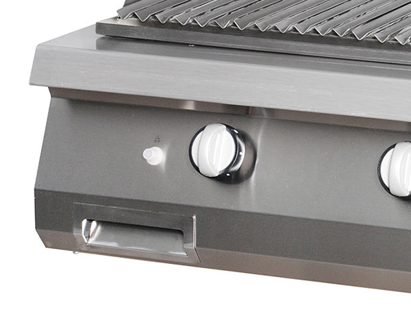 Premium Lavasteengrill - Dubbel - 90 cm Diep - Gas