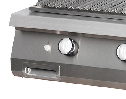 Premium Lavasteengrill - Dubbel - 90 cm Diep - Gas