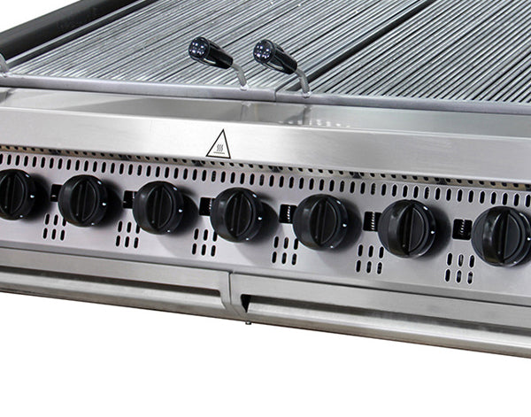 Premium Chargrill - 8 Zones - Driedubbel - 90 cm Diep - Gas