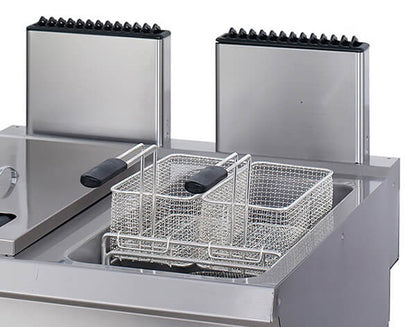 Premium Friteuse - 2 x 22 L - Dubbel -90 cm Diep - met Tapkraan - Gas