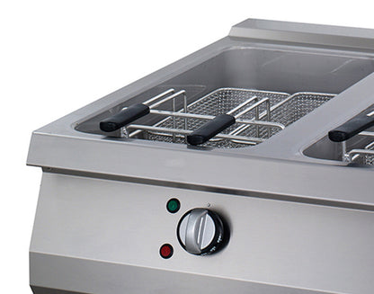 Premium Friteuse - 2 x 22 L - Dubbel - 90 cm Diep - met Tapkraan - Elektrisch