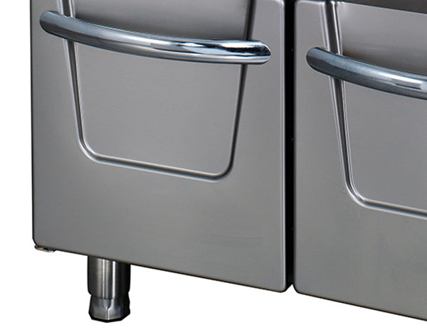 Premium Friteuse - 2 x 22 L - Dubbel - 90 cm Diep - met Tapkraan - Elektrisch