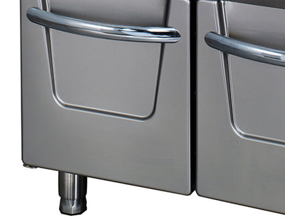Premium Friteuse - 2 x 22 L - Dubbel - 90 cm Diep - met Tapkraan - Elektrisch