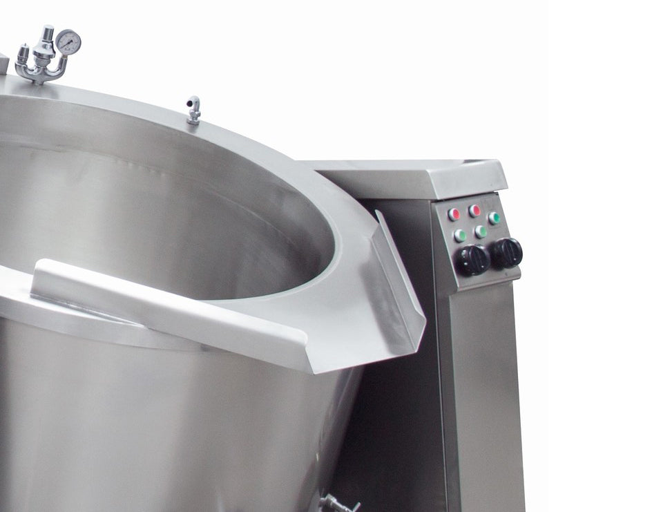Kantelbare Kookketel - 220 L - Indirect - Elektrisch - 400V