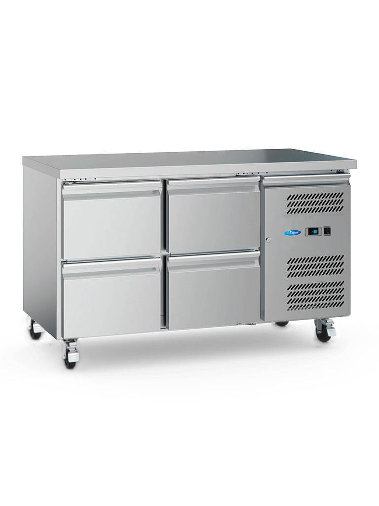 Koelwerkbank - 136 cm - 2 Deuren