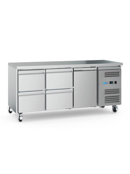 Koelwerkbank - 180 cm - 3 Deuren