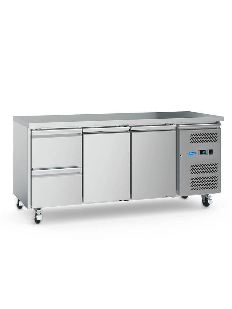 Koelwerkbank - 180 cm - 3 Deuren