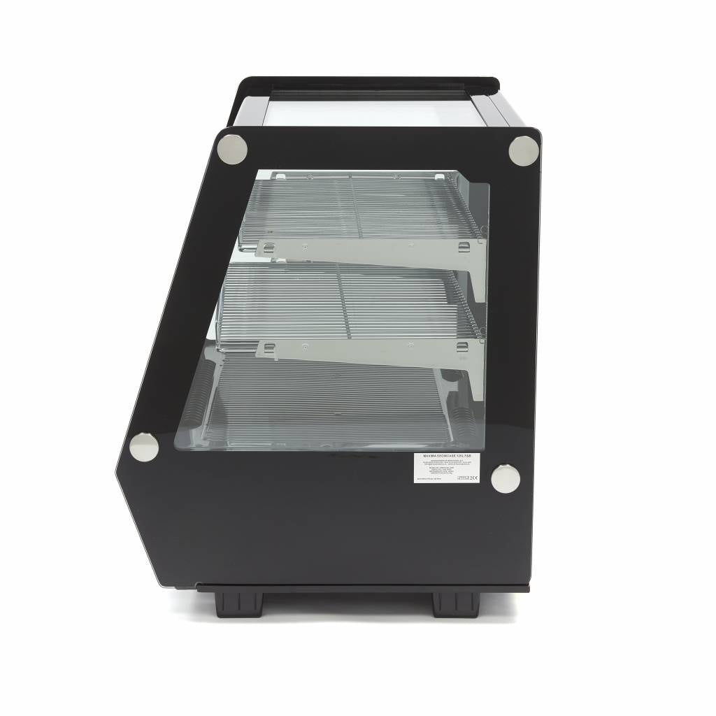 Gebaksvitrine - 125 L - 71 cm - Schuifdeuren Voor en Achter
