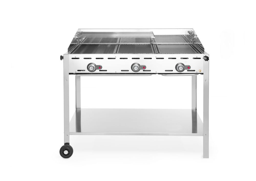 Green fire met 3 branders, HENDI, Profi Line, 17,4kW, 1078x612x(H)825mm