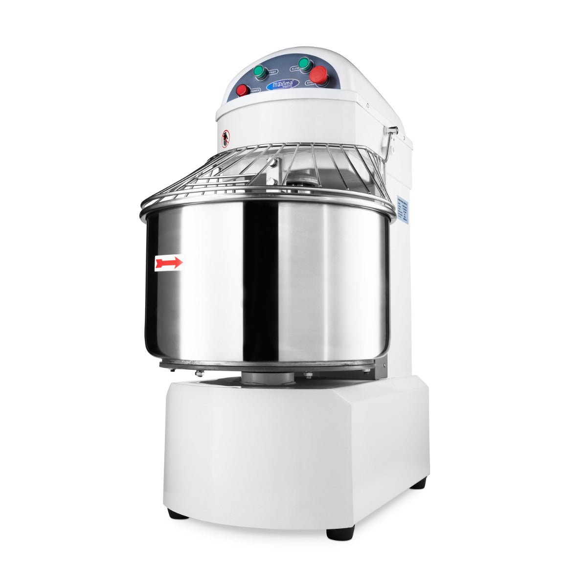 Spiraalkneder - 50 L - 32 Kg Deeg - 2 Snelheden