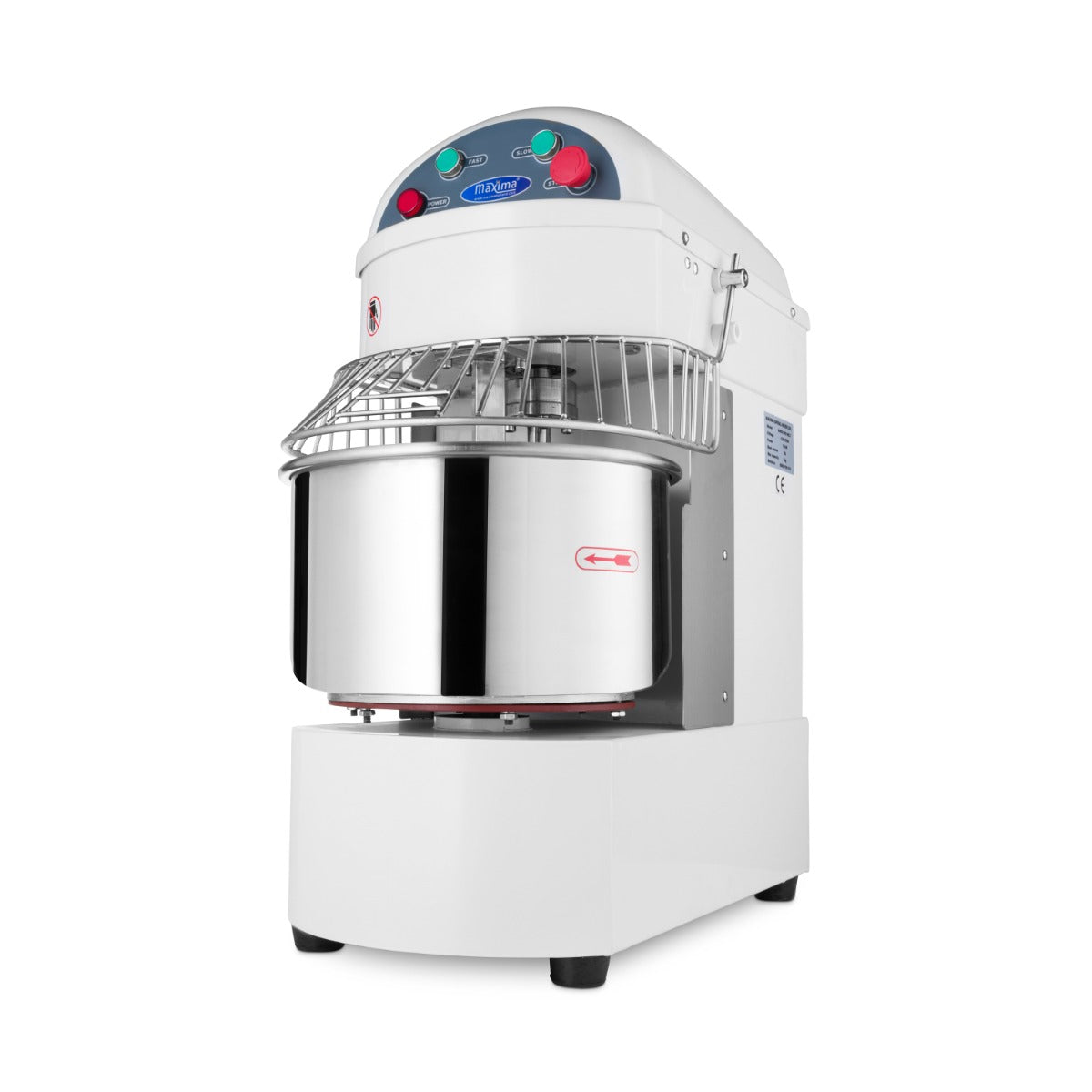 Spiraalkneder - 20 L - 13 Kg Deeg - 2 Snelheden