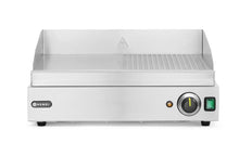 Bakplaat half geribbeld, HENDI, Profi Line, 230V/2400W, 527x404x(H)233mm