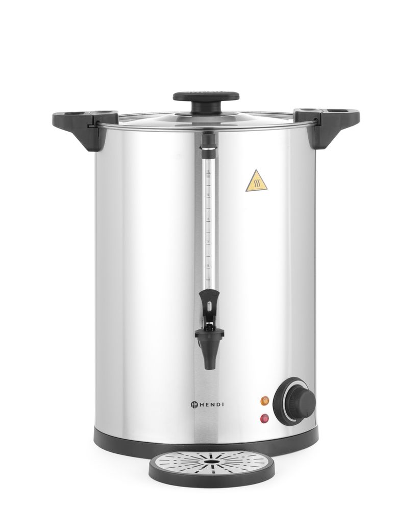 Warme dranken ketel dubbelwandig, HENDI, ≈ 120 kopjes in 37 min., 17L, 230V/2500W, 415x382x(H)480mm