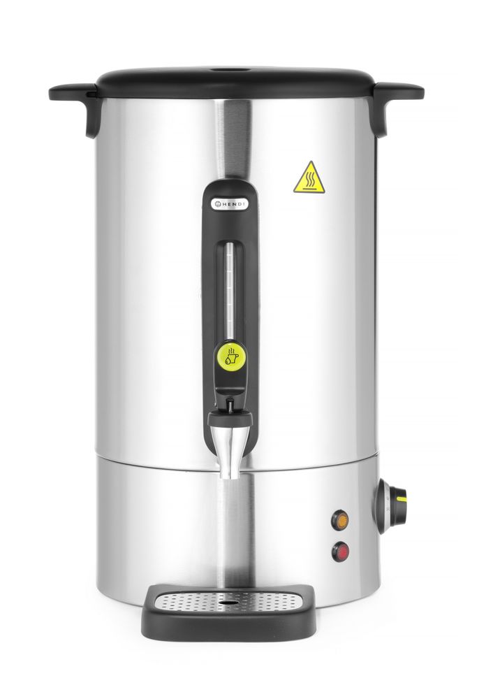 Warmedranken ketel UNIQ, HENDI, designed by Robert Bronwasser, 16L, Zilver, 230V/1650W, 357x380x(H)502mm