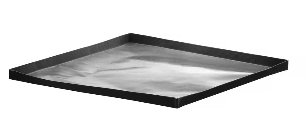 Ovenschaal voor Speedovens, non-stick coating, HENDI, Zwart, 280x280x(H)15mm, Vierkant