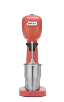 Milkshakemixer BPA-vrij - Design by Bronwasser, HENDI, Rood, 230V/400W, 170x210x(H)485mm