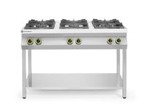 Gasfornuis 6-pits open standaard, HENDI, Kitchen Line, 28,5kW, 1200x700x(H)900mm