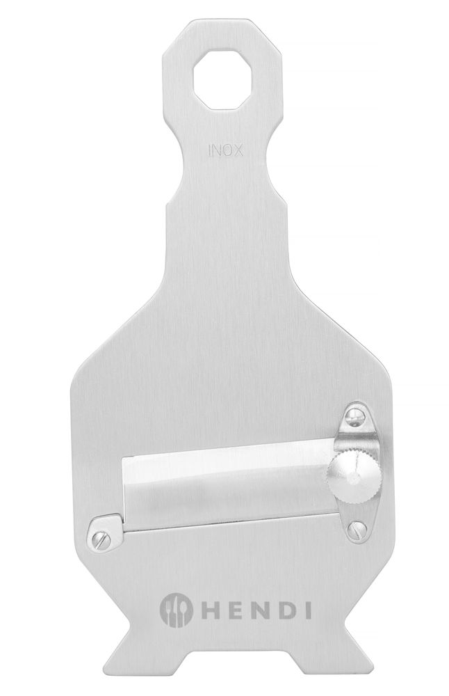 Truffelschaaf, HENDI, Glad mes, Zilver, 175x83mm