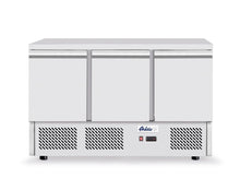 Koelwerkbank, 3 deuren, Arktic, 254L, 230V/220W, 700x1365x(H)890mm