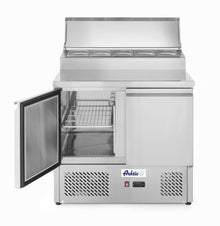 Saladette met 2 deuren en verhoogde GN vitrine 300L, Arktic, 169L, 230V/310W, 700x915x(H)1030mm