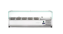 Opzetkoelvitrine GN 1/4, Arktic, 5x GN 1/4, GN 1/4, 22,5L, 230V/180W, 335x1205x(H)460mm