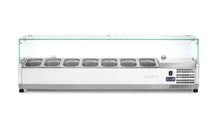 Opzetkoelvitrine GN 1/4, Arktic, 7x GN 1/4, GN 1/4, 31,5L, 230V/180W, 335x1505x(H)460mm