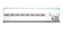 Opzetkoelvitrine GN 1/4, Arktic, 8x GN 1/4, GN 1/4, 36L, 230V/180W, 335x1805x(H)460mm