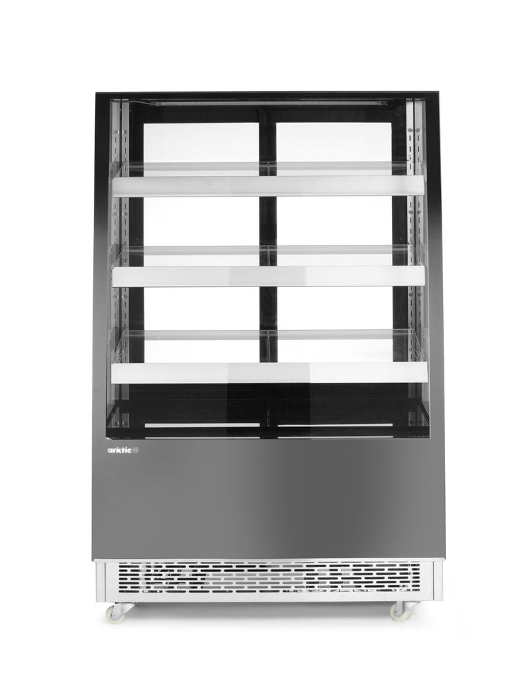 Koelvitrine met 3 schuine schappen, Arktic, 230V/490W, 833x900x(H)1460mm