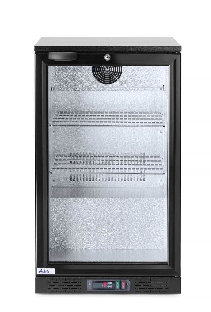Backbar koelkast met enkele deur, Arktic, 86L, Zwart, 230V/120W, 500x530x(H)865mm