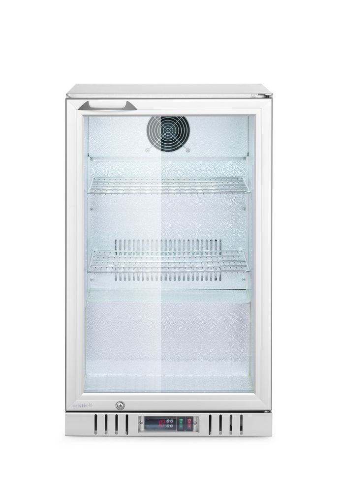 Backbar koelkast met enkele deur, Arktic, 75L, Zilver, 230V/175W, 500x530x(H)870mm