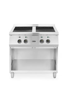 Inductiefornuis met 4 kookplaten, HENDI, 400V/17000W, 800x720x(H)854mm