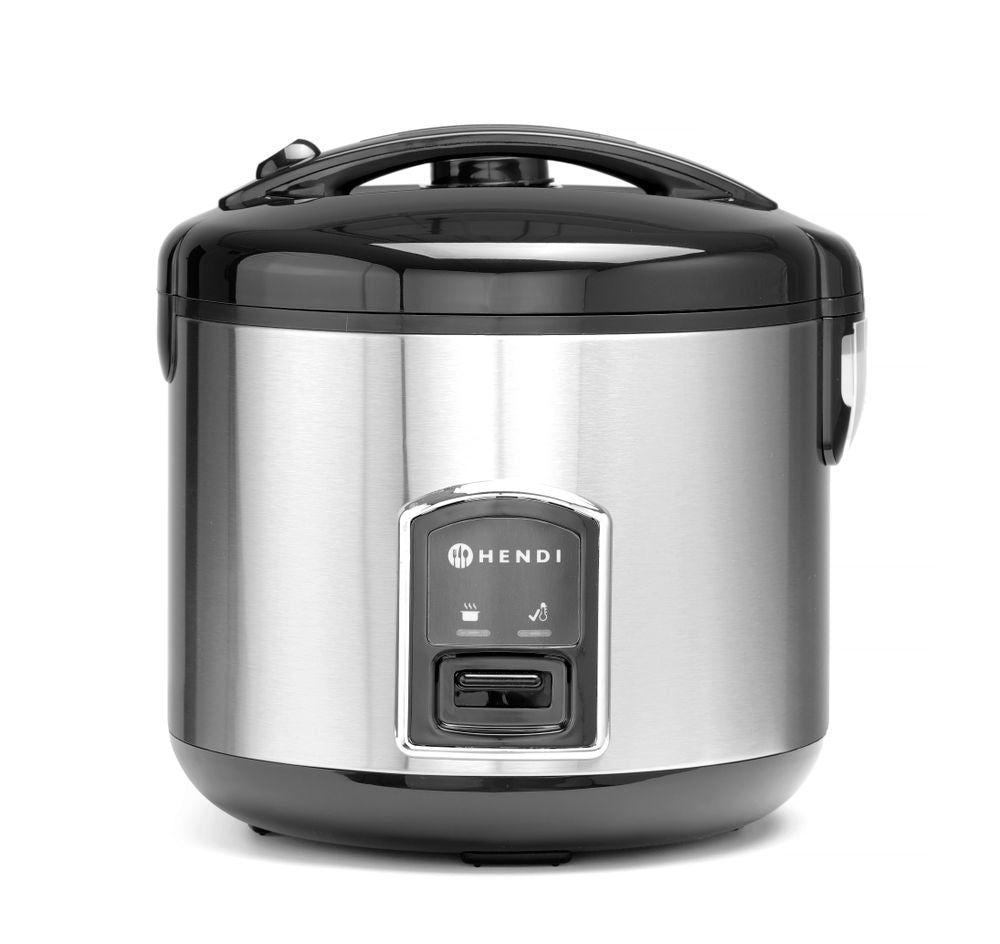 Rijstkoker met stoomfunctie, HENDI, Profi Line, 1,8L, 230V/700W, ⌀280x(H)285mm