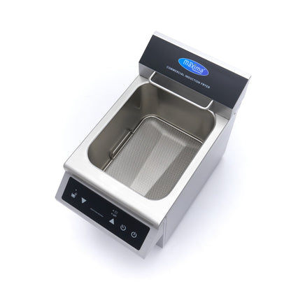 Frituurpan - 8 L - 1 Mand - Inductie - met Tapkraan