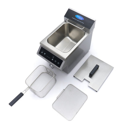 Frituurpan - 8 L - 1 Mand - Inductie - met Tapkraan